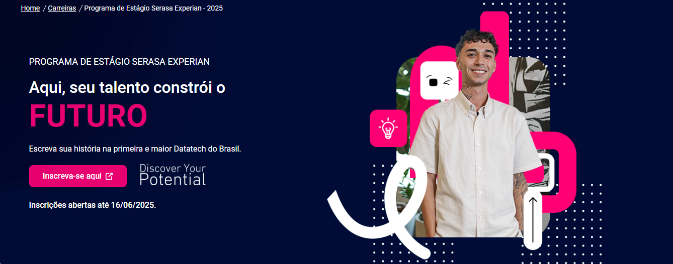 Serasa Experian abre inscrições para programa de estágio com mais de 40 vagas e bolsa de R$ 2.150